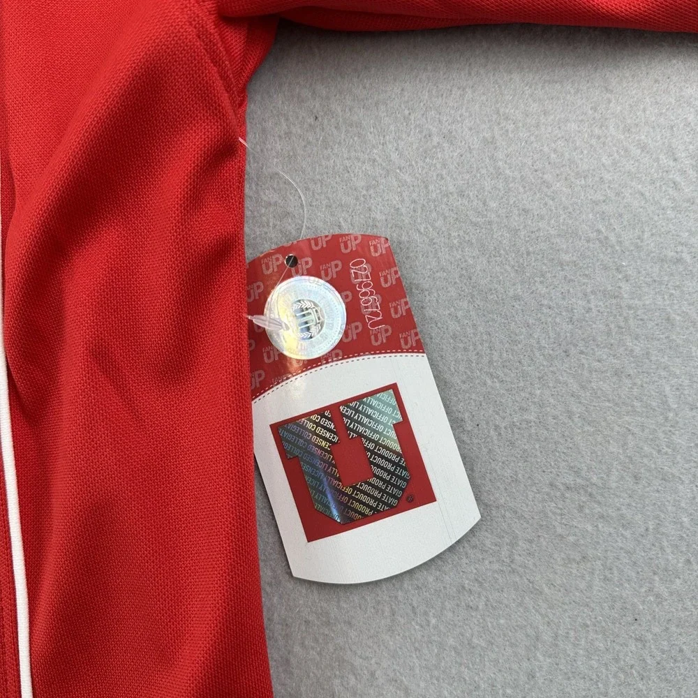 NCAA University of Utah Utes Football Jersey Red Men's Size Large